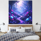 Pfad der Rosen Leinwanddruck (Insitu (Schlafzimmer))