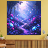 Pfad der Rosen Leinwanddruck (Insitu (Wohnzimmer))