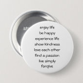 Pfad der spirituellen Lebensmeldung Button (Vorne & Hinten)