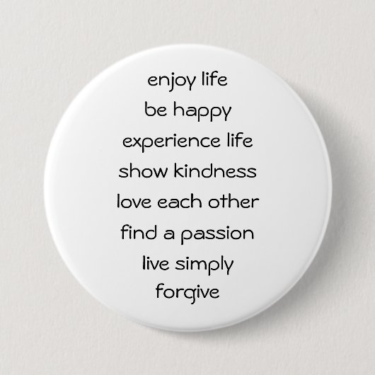 Pfad der spirituellen Lebensmeldung Button (Vorderseite)