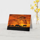 "Pfad der Stimmung" - Grußkarte Karte (Gelbe Blume)