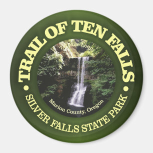 Pfad der Ten Falls (rd) Magnet