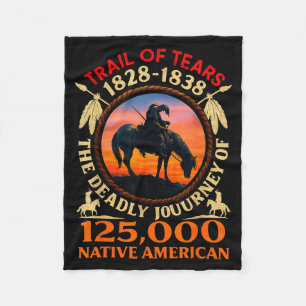 Pfad der Tränen 1828-1838 Geschichte der amerikani Fleecedecke