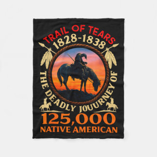 Pfad der Tränen 1828-1838 Geschichte der amerikani Fleecedecke
