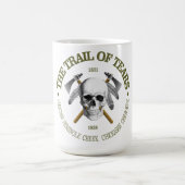 Pfad der Tränen 2 Kaffeetasse (Mittel)