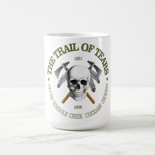 Pfad der Tränen 2 Kaffeetasse (Mittel)