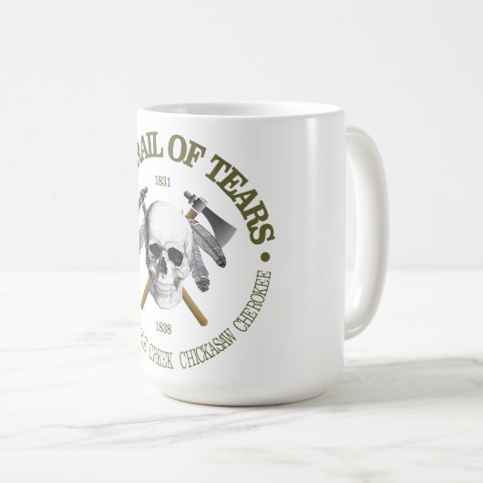 Pfad der Tränen 2 Kaffeetasse (VorderseiteRechts)