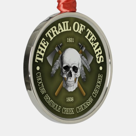 Pfad der Tränen 2 Ornament Aus Metall (Rechts)