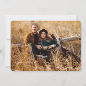 Pfad der weichen Farben Save The Date (Rückseite)