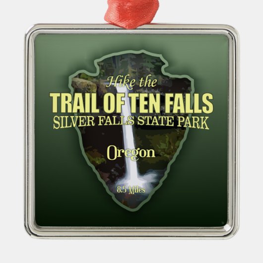 Pfad der Zehenfälle (Pfeilspitzen) Ornament Aus Metall (Vorne)