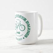 Pfad des Coeur d'Alene (Radfahren) Kaffeetasse (VorderseiteRechts)