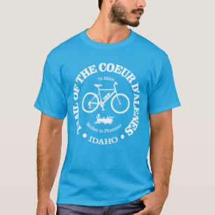 Pfad des Coeur d'Alene (Radfahren) T-Shirt