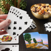 Pfad des französischen Weges Spielkarten (In Situ)