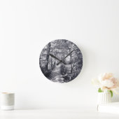 Pfad des Glaubens Runde Wanduhr (Zuhause)