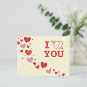 Pfad des Herzens Postkarte (Stehend Vorderseite)