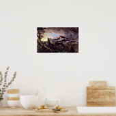 Pfad des Reiches: primitiver Staat von Thomas Cole Poster (Küche)