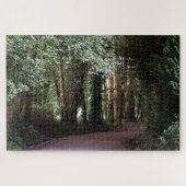 Pfad durch den Wald, El Camino, Spanien Puzzle (Horizontal)