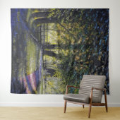"Pfad durch die Landschaft" Wandteppich (Beispiel (Horizontal))