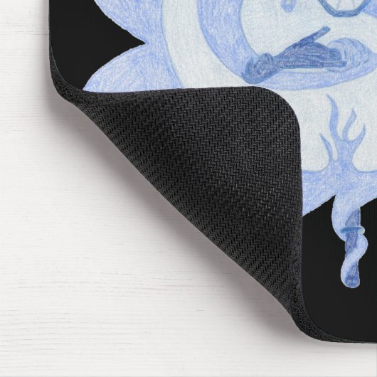 "Pfad eines Helden" Emblem (mit Titel) Mousepad (Ecke)