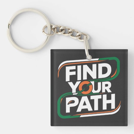Pfad finden | Hazem Alex Schlüsselanhängers Schlüsselanhänger (Vorderseite)