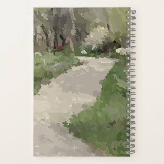 Pfad führt Sie Bullet Journal Notizblock (Rückseite)