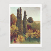 Pfad im Buttes Chaumont Park, Paris, 1908 (Öl Postkarte (Vorderseite)