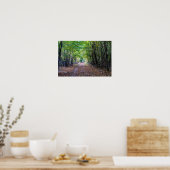 Pfad im Herbstwald, Heiliger Germain-Wald Poster (Küche)