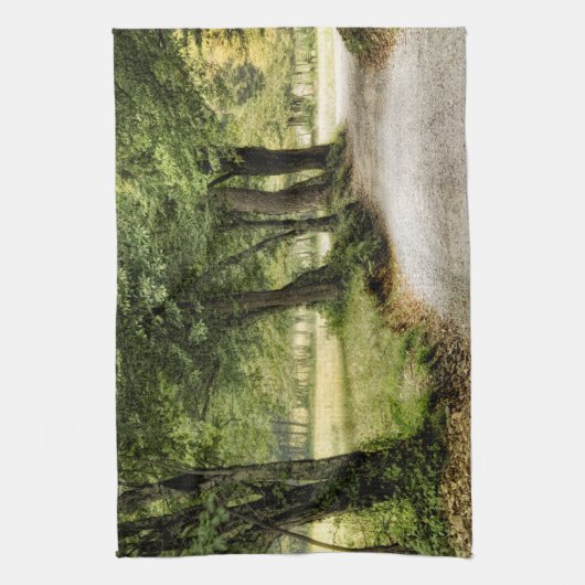Pfad im Land Geschirrtuch (Vertikal)