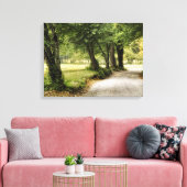 Pfad im Land Leinwanddruck (Insitu (Wohnzimmer))