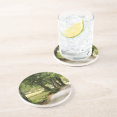 Pfad im Land Sandstein Untersetzer (Seite)