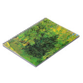 Pfad im Park Arles mit Walkers Van Gogh Notizblock (Linke Seite)