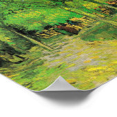 Pfad im Park Arles mit Walkers Van Gogh Poster (Ecke)