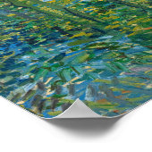 Pfad im Wald, 1887 von Vincent van Gogh Poster (Ecke)