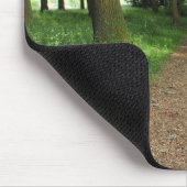Pfad im Wald, Bute Park, Cardiff Mousepad (Ecke)