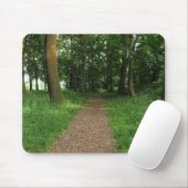 Pfad im Wald, Bute Park, Cardiff Mousepad (Mit Mouse)