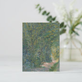 Pfad im Wald von Vincent Van Gogh, 1887 Postca Postkarte (Stehend Vorderseite)