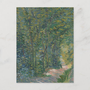 Pfad im Wald von Vincent Van Gogh, 1887 Postca Postkarte