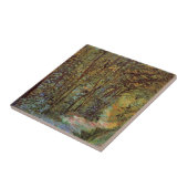Pfad im Wald von Vincent van Gogh Fliese (Seite)