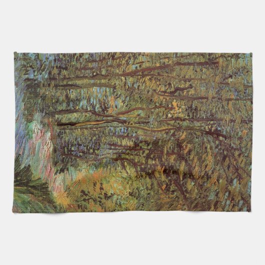 Pfad im Wald von Vincent van Gogh Geschirrtuch (Horizontal)