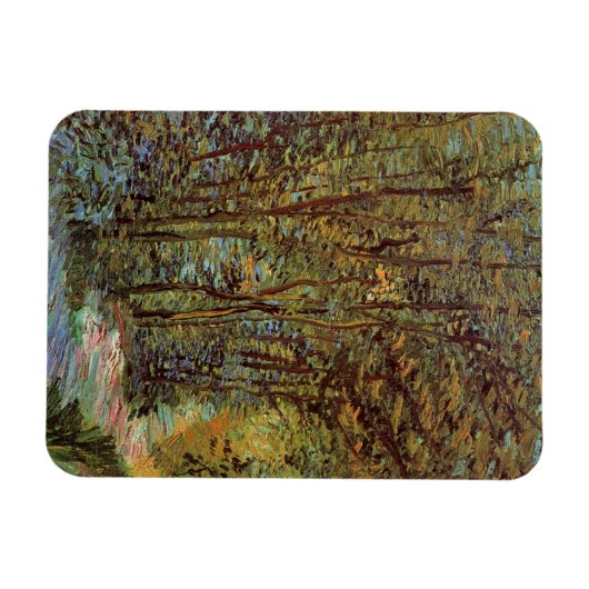 Pfad im Wald von Vincent van Gogh Magnet (Horizontal)