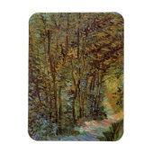 Pfad im Wald von Vincent van Gogh Magnet (Vertikal)