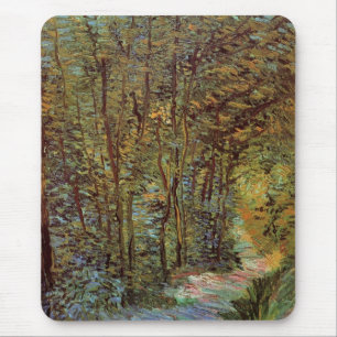 Pfad im Wald von Vincent van Gogh Mousepad