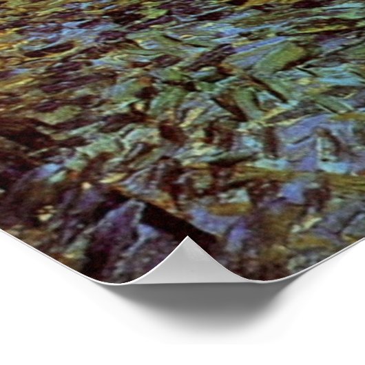 Pfad im Wald von Vincent van Gogh Poster (Ecke)