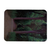 Pfad in einem Park (von Santiago Rusiñol) Magnet (Horizontal)