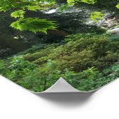 Pfad in Grünbaumen Inspirationsquelle Poster (Ecke)