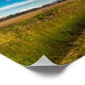 Pfad in Kissimmee Prairie Preserve Staat Park, FL Poster (Ecke)