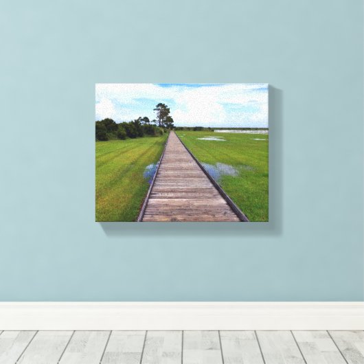 Pfad löschen leinwanddruck (Insitu (Holzboden))