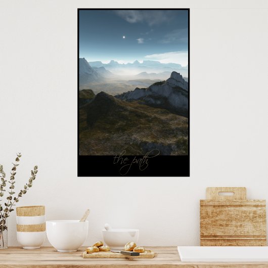 Pfad Nr. 2 Poster (Küche)