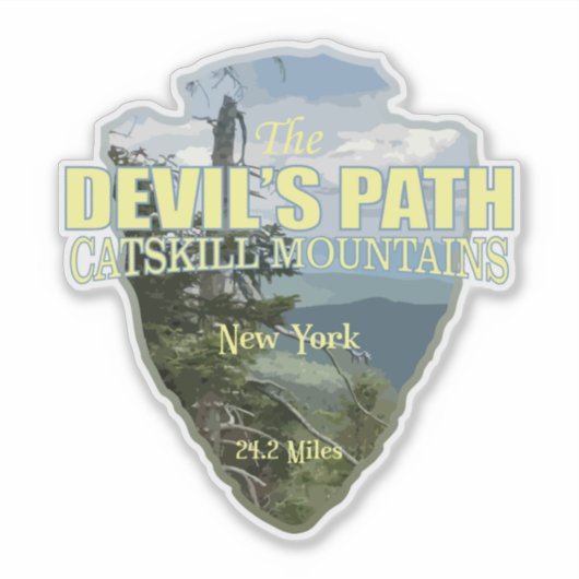 Pfad (Pfeilspitzen) Aufkleber (Vorderseite)