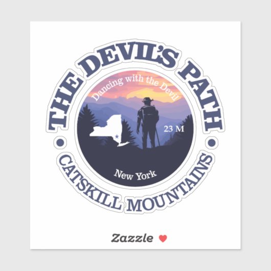 Pfad (rd2) aufkleber (Blatt)